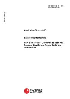 AS 60068.2.49 AS 60068.2.49