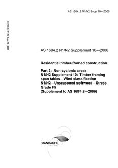 AS 1684.2 N1 N2 SUPP 10-2006 PDF