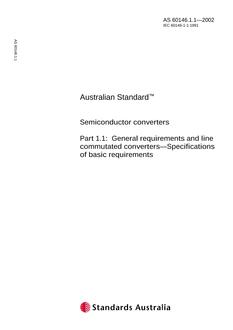 AS 60146.1.1 AS 60146.1.1