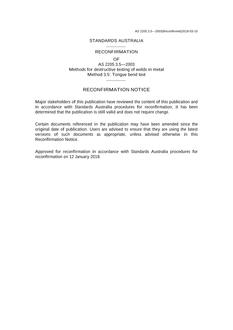 AS 2205.3.5 AS 2205.3.5