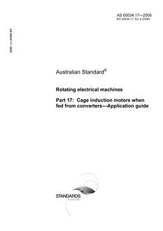 AS 60034.17 AS 60034.17