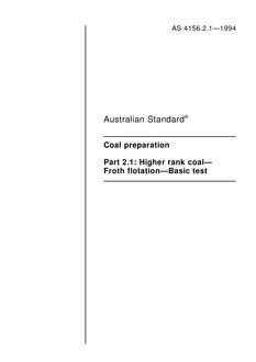 AS 4156.2.1-1994 AS 4156.2.1-1994