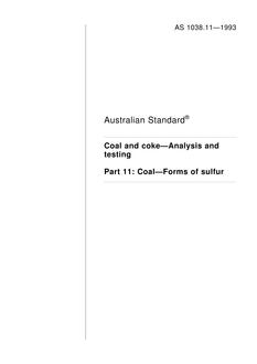 AS 1038.11-1993 AS 1038.11-1993