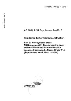 AS 1684.2 N4 Supp 7-2010 PDF