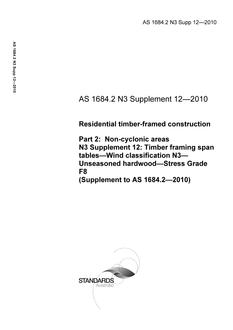 AS 1684.2 N3 Supp 12-2010 PDF
