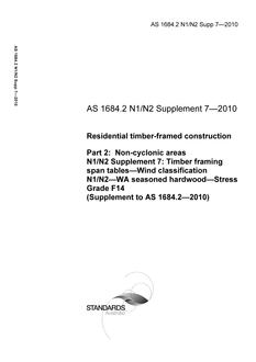 AS 1684.2 N1/N2 Supp 7-2010 PDF