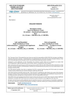 ASD-STAN prEN 2213 ASD-STAN prEN 2213