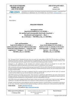 ASD-STAN prEN 4825 ASD-STAN prEN 4825