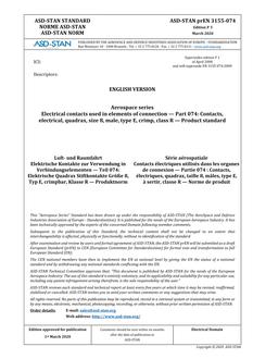 ASD-STAN prEN 3155-074 ASD-STAN prEN 3155-074