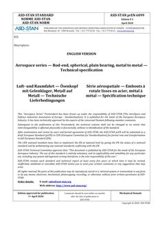 ASD-STAN prEN 6099 ASD-STAN prEN 6099