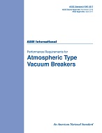 ASSE (Plumbing) 1001-2017