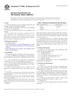 ASTM F1099M-98(2011) ASTM F1099M-98(2011)