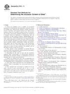 ASTM E45-11 ASTM E45-11