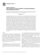 ASTM E2091-11 ASTM E2091-11