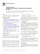 ASTM E2548-11 ASTM E2548-11