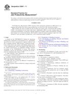 ASTM E2691-11 ASTM E2691-11