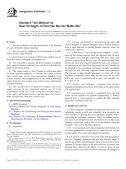 ASTM F88/F88M-15 ASTM F88/F88M-15