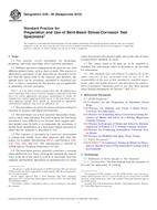 ASTM G39-99(2016) ASTM G39-99(2016)