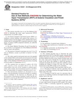 ASTM E2321 ASTM E2321