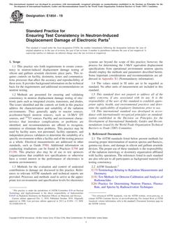 ASTM E1854 ASTM E1854