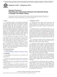 ASTM E1928 ASTM E1928