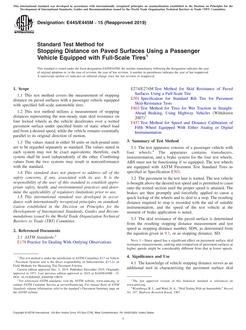 ASTM E445/E445M ASTM E445/E445M