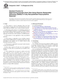 ASTM E2627 ASTM E2627