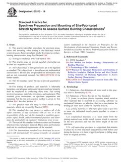 ASTM E2573 ASTM E2573