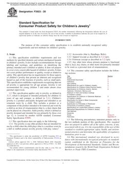 ASTM F2923 ASTM F2923