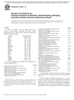 ASTM E353-19 ASTM E353-19