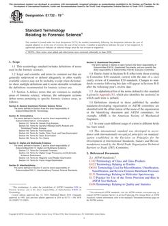 ASTM E1732 ASTM E1732