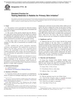 ASTM F719-20 ASTM F719-20