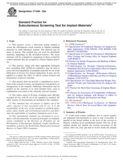 ASTM F1408 ASTM F1408
