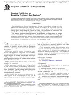 ASTM E2342/E2342M ASTM E2342/E2342M