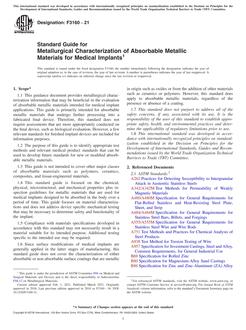 ASTM F3160 ASTM F3160