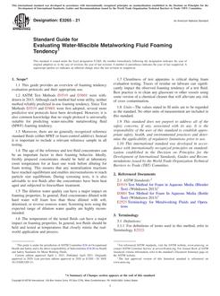 ASTM E3265 ASTM E3265