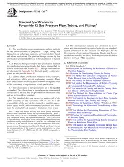 ASTM F2785-20e1 ASTM F2785-20e1