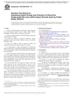 ASTM E3276/E3276M ASTM E3276/E3276M