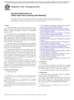 ASTM F1303 ASTM F1303