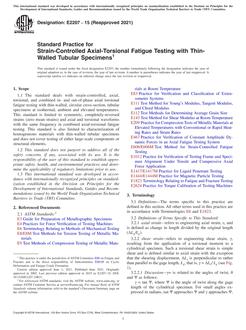 ASTM E2207 ASTM E2207