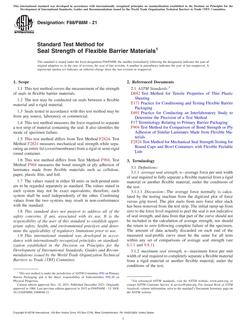 ASTM F88/F88M ASTM F88/F88M