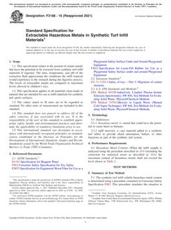 ASTM F3188 ASTM F3188