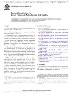 ASTM F1667/F1667M ASTM F1667/F1667M