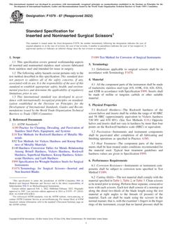 ASTM F1079 ASTM F1079