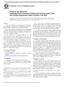 ASTM F1429 ASTM F1429