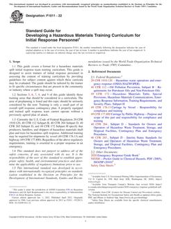 ASTM F1011 ASTM F1011