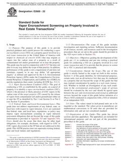 ASTM E2600 ASTM E2600