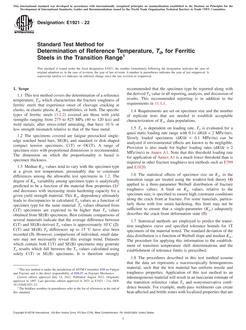 ASTM E1921 ASTM E1921