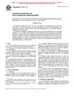 ASTM F910-01 ASTM F910-01