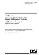 BS 6374-3 BS 6374-3